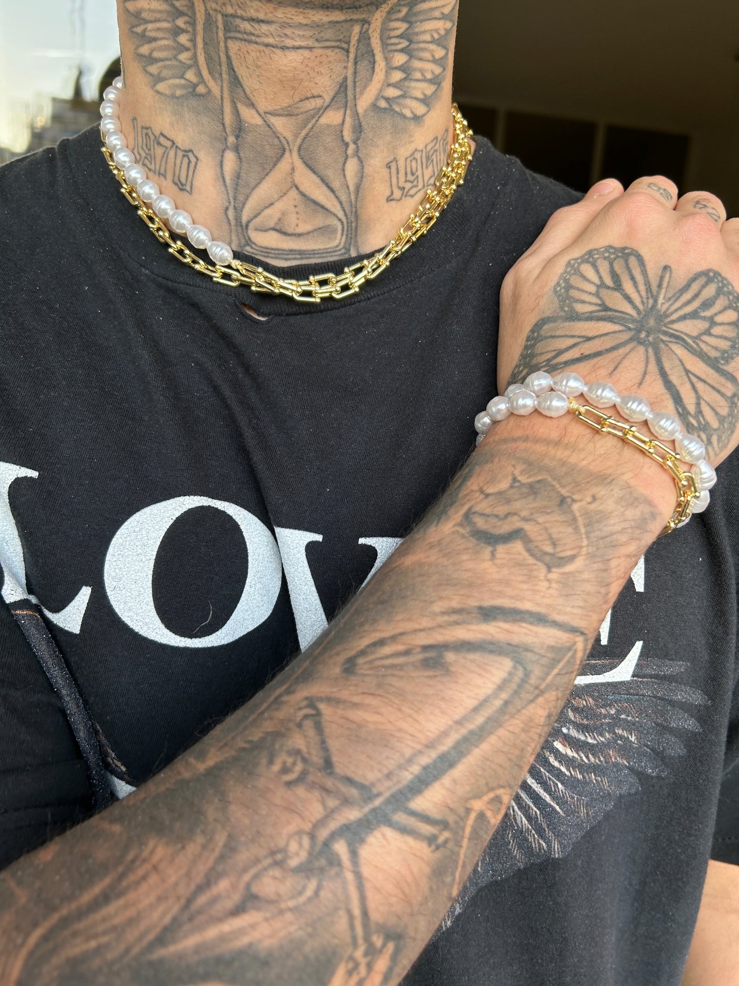 Link Chain x Sweet Pearl Armband